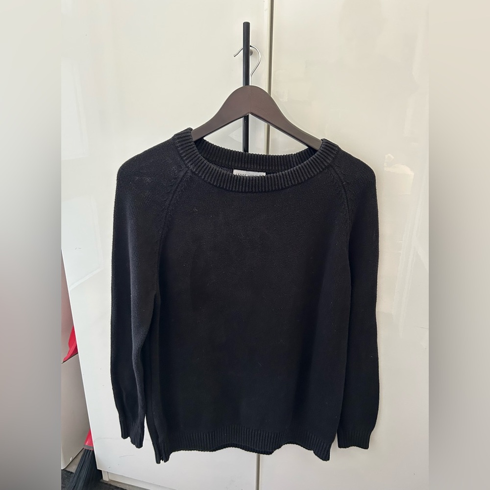 Legoe Her Black Crewneck Women's Sweater
